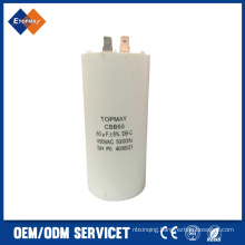 Hot Sale Metallized Polypropylene Film Capacitor for AC Cbb60 80UF 450vacc